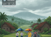 Prakiraan Cuaca Kabupaten Tasikmalaya Kamis 22 Januari 2026: Hujan Ringan Sejak Pagi