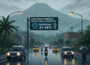 Prakiraan Cuaca Kota Tasikmalaya Hari Ini, Rabu 21 Januari 2026: Hujan Ringan, Suhu 20–24 Derajat
