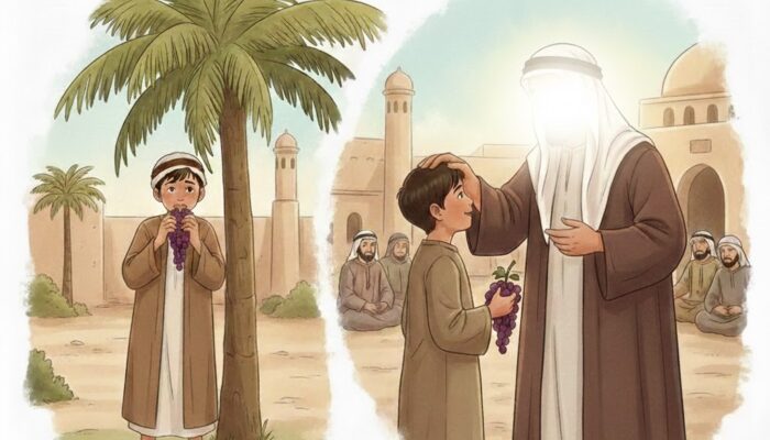 Kisah Setangkai Anggur: Cara Rasulullah Mendidik Anak tentang Amanah