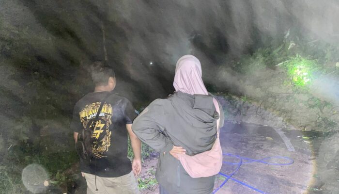 Jalan Penghubung Tasikmalaya–Pangandaran Longsor Puluhan Meter, Akses Dua Dusun Terputus Total