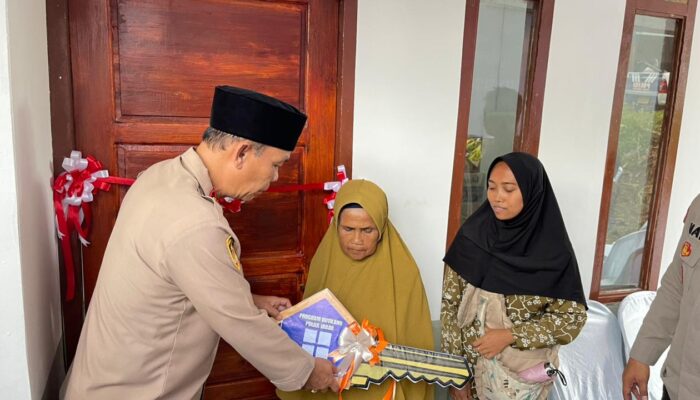 Rumah Tak Layak Kini Jadi Kokoh, Polres Tasikmalaya Resmikan Bantuan Rutilahu di Sodonghilir