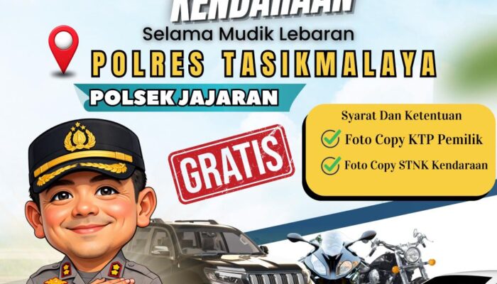 Mudik Lebaran 2026 Lebih Tenang, Polres Tasikmalaya Sediakan Penitipan Motor dan Mobil Gratis