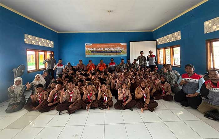 Pertamina Patra Niaga Regional JBB Tingkatkan Kesiapsiagaan Bencana Siswa Pesisir Karawang